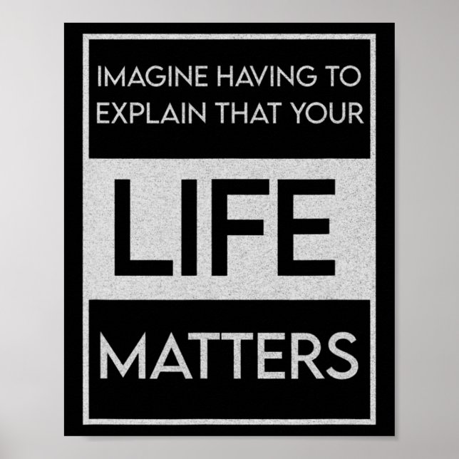 Black Lives Problem Blm Resist - Engage In The Det Poster (Front)