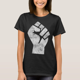 Black Lives Problem Fist Social Justice Black Powe T-Shirt