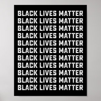 Black Lives Problem Graphic Men Women Kids Poster