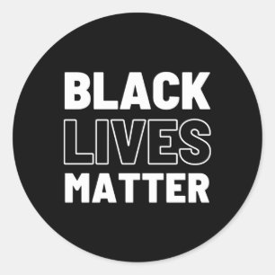 Black Lives Sticker11 Classic Round Sticker