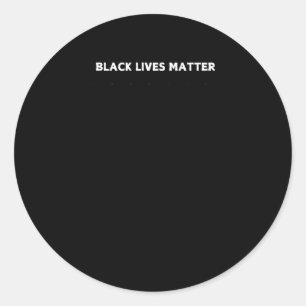 Black Lives Sticker5 Classic Round Sticker