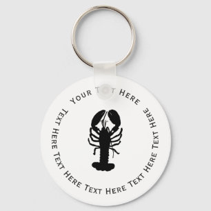 Black Lobster Key Ring