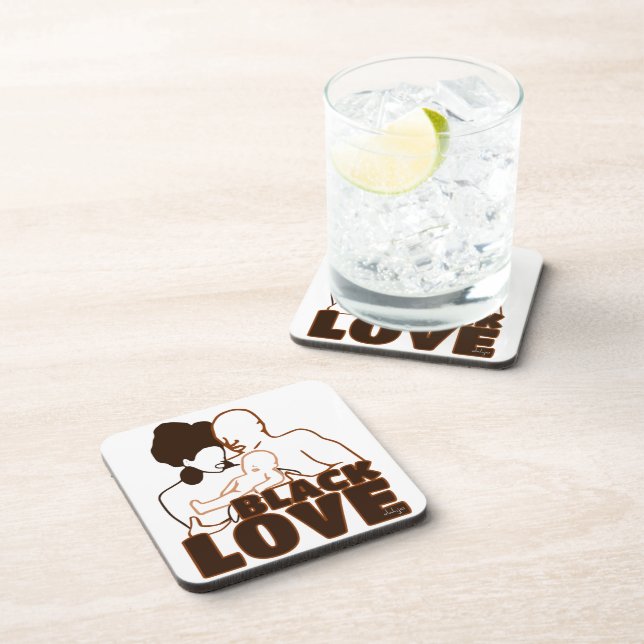 Black Love Brown Love Coaster (Right Side)
