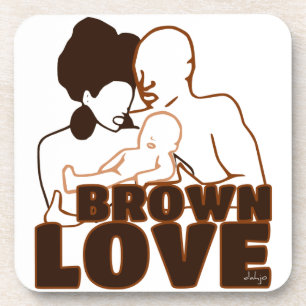 Black Love Brown Love Coaster