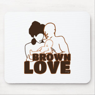 Black Love Brown Love Mouse Pad