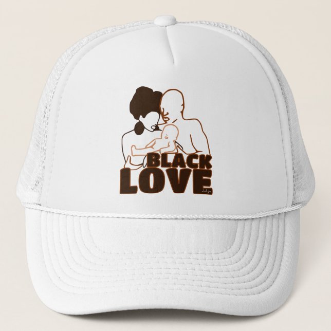 Black Love Brown Love Trucker Hat (Front)