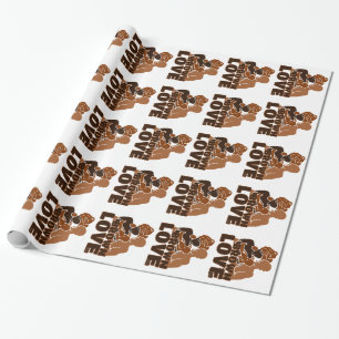 Black Love Brown Love Wrapping Paper