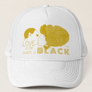BLACK LOVE in GOLD Trucker Hat