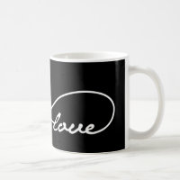 Black Love Infinity Mug