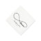 Black Love Infinity Wedding Paper Napkins Set