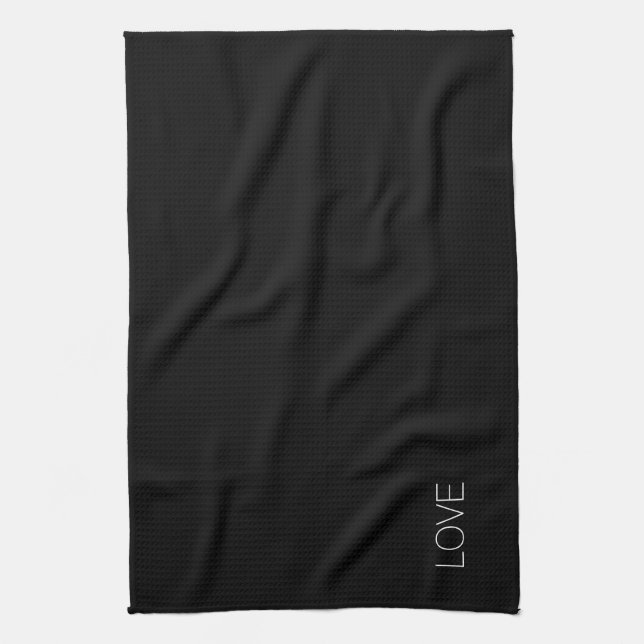 Black Love -The black series Tea Towel (Vertical)