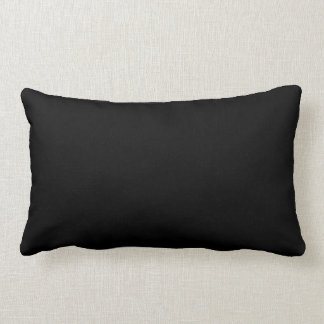Black Lumbar Pillow