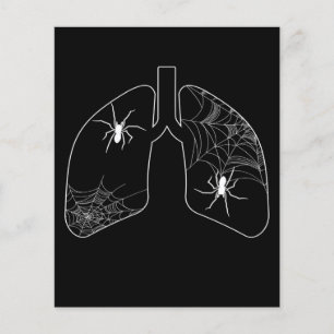 Black Lungs Spider Webs Halloween Spider Flyer