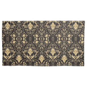 Black Luxurious Pattern  Pillowcase
