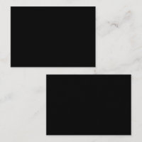 Black Luxury Appointment Card | Minimalist Eleganc