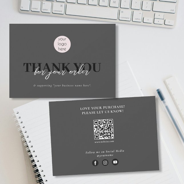 Black Luxury Business Thank You Logo Social Media (Black Luxury Business Thank You Logo Social Media)
