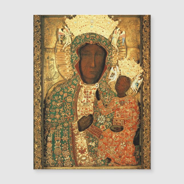 Black Madonna and Child Our Lady of Czestochowa (Front)