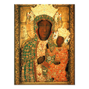 Black Madonna and Child Our Lady of Czestochowa Photo Print