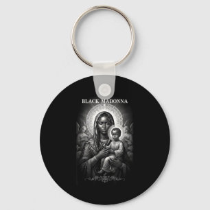 Black Madonna Black Mother And Child Christian Bla Key Ring