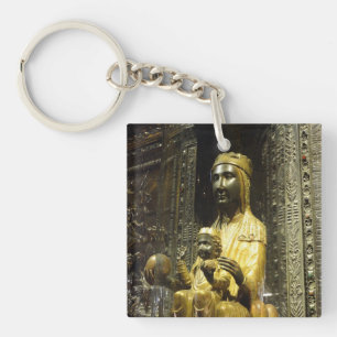 black madonna montserrat keychain