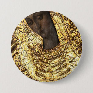 Black Madonna Poland Our Lady of Grace Of The Gate 7.5 Cm Round Badge