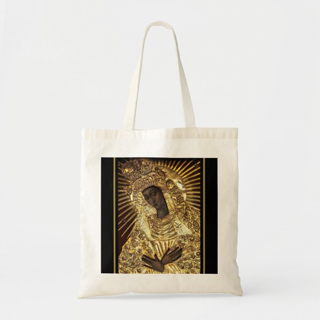  Black Madonna Small Tote Bag (Front)