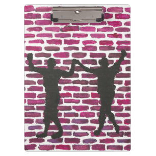 Black Magic Hollyhock by Yeshaya Dank Wood Wall Ar Clipboard