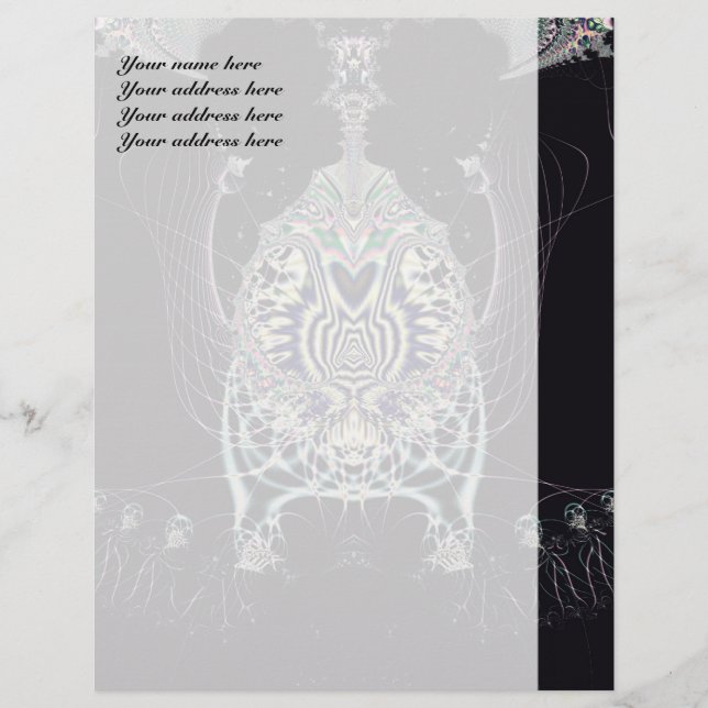 Black magic letterhead template (Front)