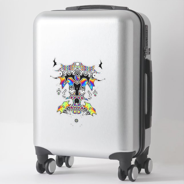 Black Magic Psychedelic Face (Suitcase)