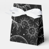 Black Magic Vintage Celestial Sun Moon Stars Party