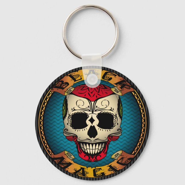 Black Magic Voodoo Key Ring (Front)