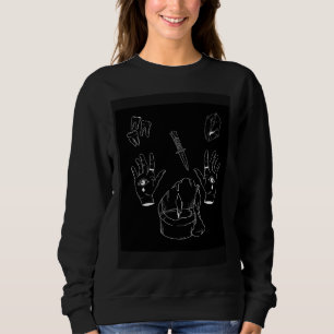 black magic wicca ritual  cheap halloween sweatshirt