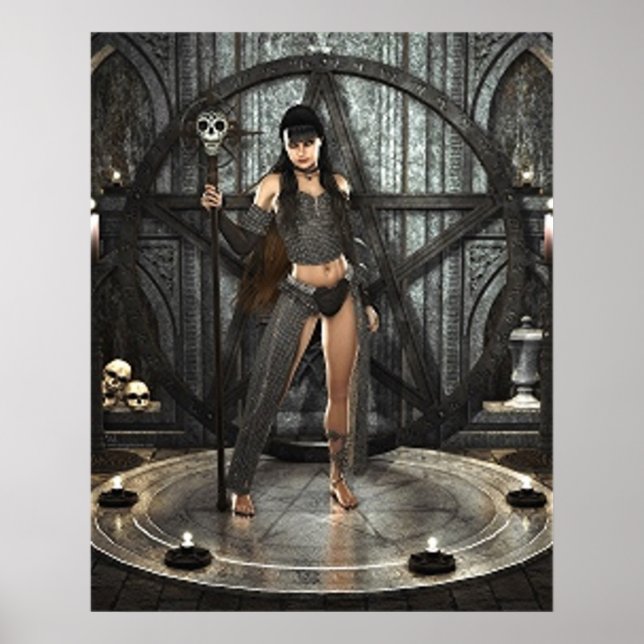 Black Magic Witch Poster (Front)