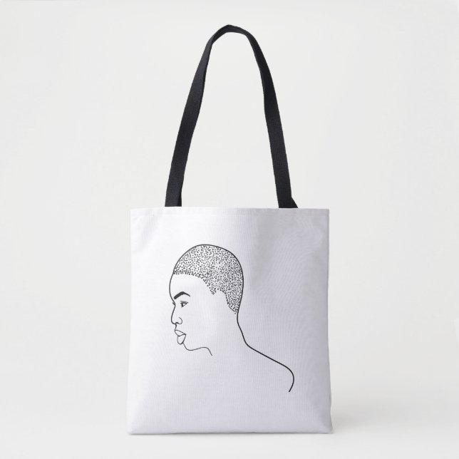 Black Magic Woman Art Tote Bag (Front)
