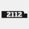 Black Mailbox House Number Address Vinyl Decal