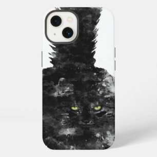 BLACK MAINE COON CAT - iPhone 13 CASE