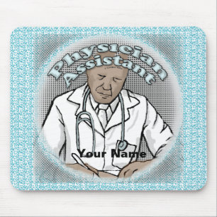 Black Male Physician Assistant  Mouse Pad