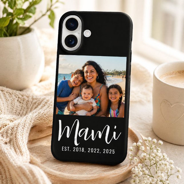 Black Mami Established Script Photo Case-Mate iPhone Case (Creator Uploaded)
