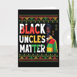 Black Man Black Uncles Problem African Pride Rasta Card