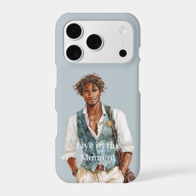 Black Man Blue Vest (Back)