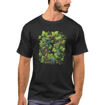 Black Man T-Shirt with grape vine