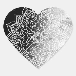 Black Mandala Stickers