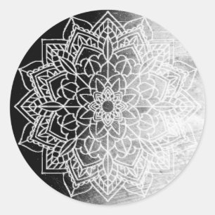 Black Mandala Stickers