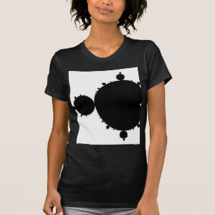 Black Mandelbrot T-Shirt