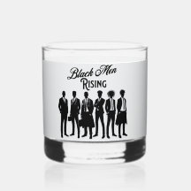 Black Man's Gift Set Whiskey Glass