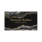 Black Marble Agate Gold Glitter QR Code