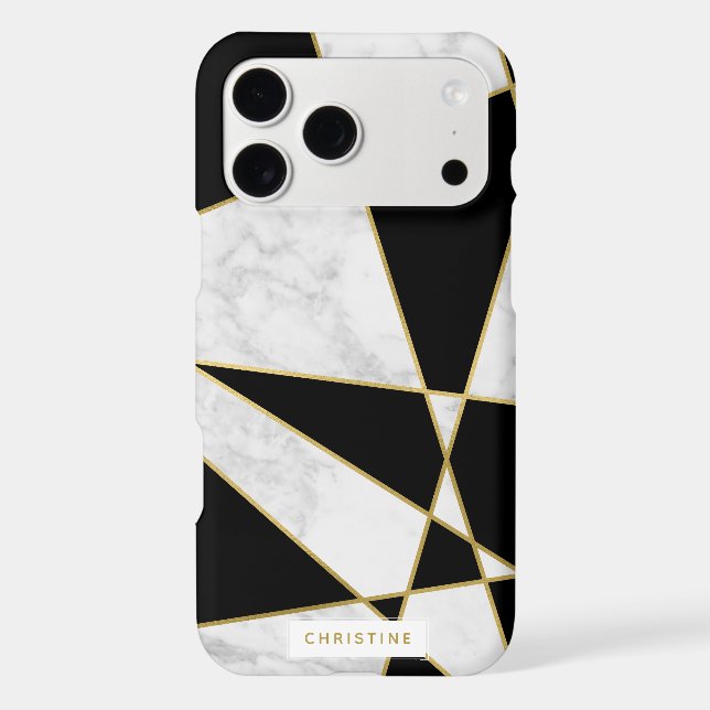 Black Marble and Gold Texture (Back)