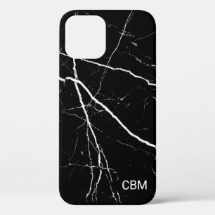 Black Marble iPhone 12 Case