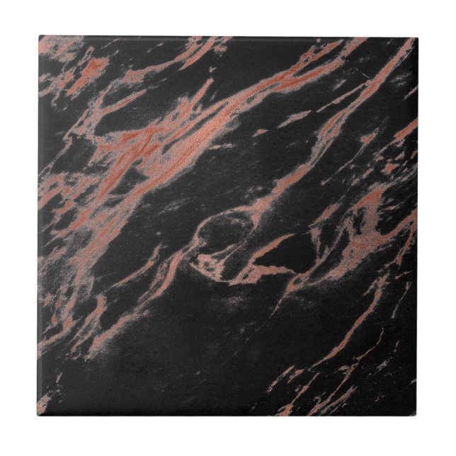 Black Marble Ceramic Tile (Front)