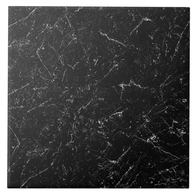 Black marble ceramic tile (Front)